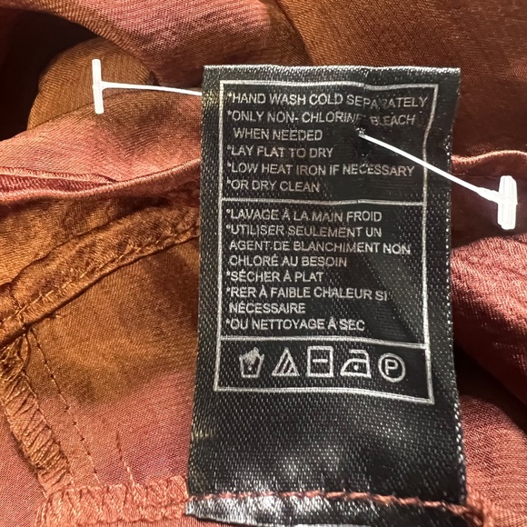 Silky! [Steve Madden] Brown NWT Button Down Midi Dress + Sash | Large · 12 - Picture 8 of 14